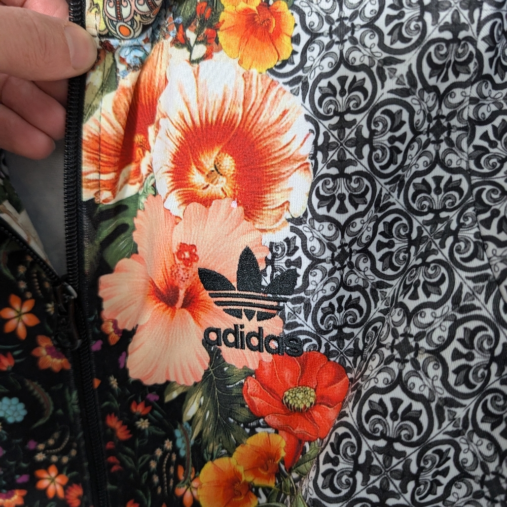 Adidas Multicolor Floral Jacket - Picture 4 of 9
